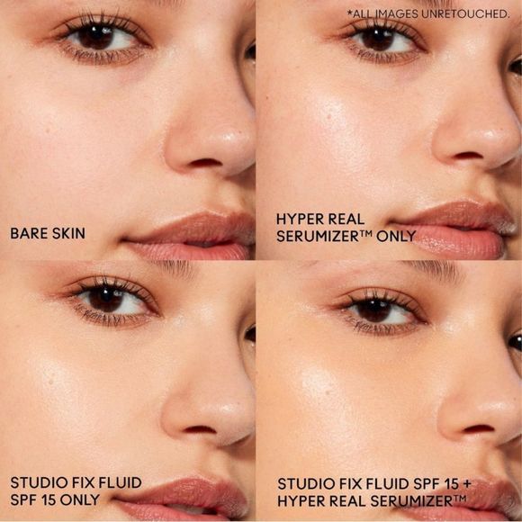 MAC Cosmetics Hyper Real Serumizer Skin Hydration Serum 2PK 💧 NEW - Picture 7 of 9